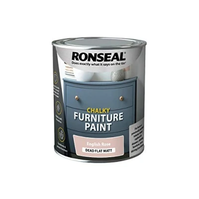 Image of Ronseal Chalky Paint 750ML English Rose