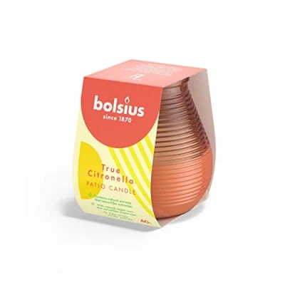 Image of Bolsius Outdoor Candle / Patiolight True Citronella Pink 9.5 cm ø 9