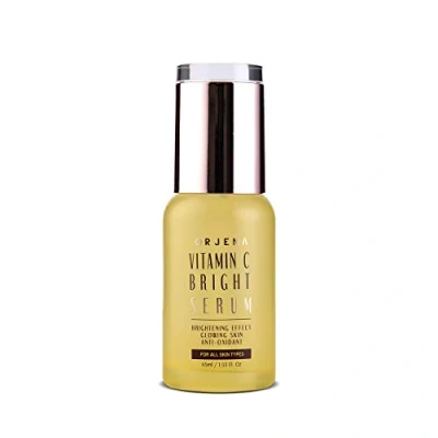 Image of ORJENA Vitamin C Bright Serum Brightening Effect, Glowing Skin, Anti Oxidant For All Skin Types, 45ml Net Wt