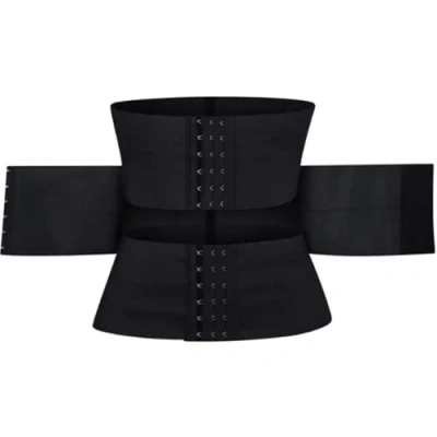 Image of Men body shaping 3 separate pieces compression latex waist trainer corset Slimming Shapewear Girdle Slim Belt(Size:XL)