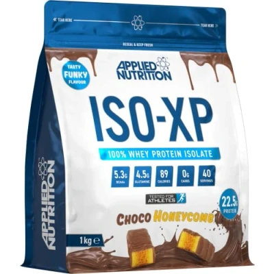 Image of Applied Nutrition ISO XP Whey Isolate Protein Powder, Funky Yummy Flavours (1kg 40 Servings) (Choco Honeycomb)