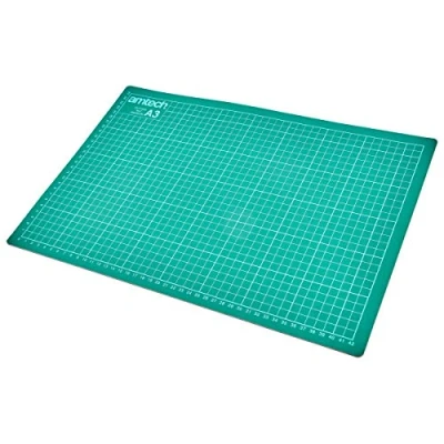 Image of Amtech S0530 A3 Cutting Mat, Craft Board Non Slip Surface for Fabric, Craft, Paper,Clear