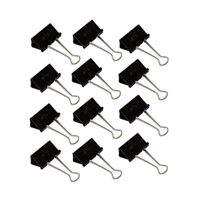 Image of Wedo 6421441 41 mm Fold Back Clip (Pack of 12)