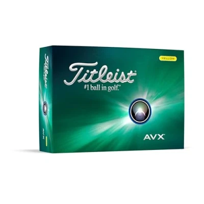Image of Titleist AVX Golf Ball, Yellow
