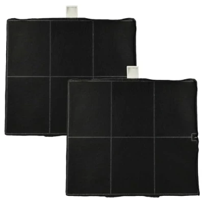 Image of vhbw 2x Activated Carbon Filter compatible with Bosch DHZ5135, DHZ5136, DHZ5205, DKE645D, DKE945D, DWB062450R Extractor Hood 25.5 x 22.5 2.3 cm