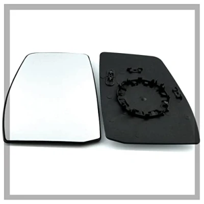 Image of Fits Ford Transit Custom, For 2014 to 2020 Heated Base Convex Wing Mirror LEFT HAND (UK Passenger Side)