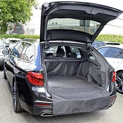 Image of UK Custom Covers BL346 Tailored Waterproof Boot Liner Mat Black To Fit BMW 5 Series Touring/Estate (G31) 2017 Onwards