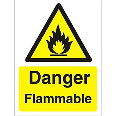 Image of Seco Danger Explosive Atmosphere Sign, 200mm x 300mm Self Adhesive Vinyl