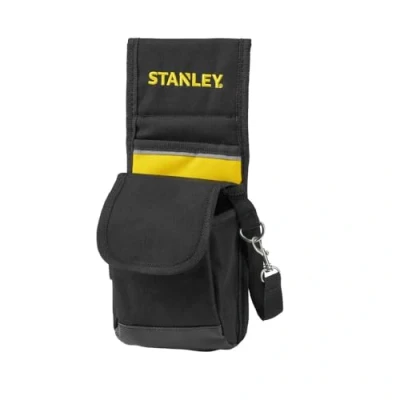 Image of STANLEY Tool Sheath Pouch with Velcro Closure, Multi Pocket Storage Organiser for Tools and Small Parts, 1 93 329