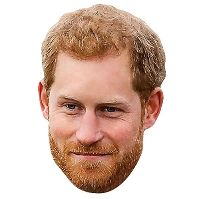 Image of Star Cutouts SM268 single Mask of Prince Harry Royal Wedding Real Talking Point, Hand/A