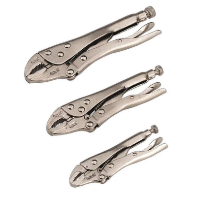 Image of Siegen Locking Pliers Set 3pc