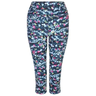 Image of Dare 2b Womens Influential 3/4 Legging Moonlight Denim Dash Print 18