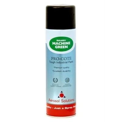 Image of Aerosol Solutions Pro Cote Machine Green Spray Paint 500ml