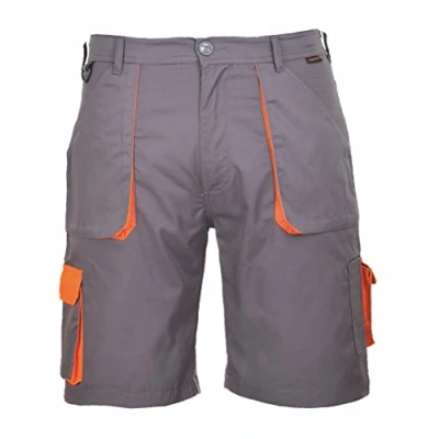 Image of Portwest Texo Contrast Shorts, Size: XXL, Colour: Grey, TX14GRRXXL