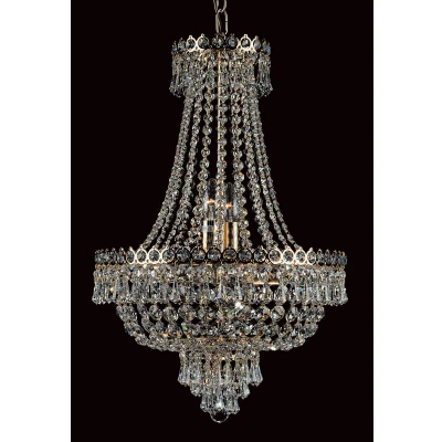 Image of Cologne Gold Empire Blue Crystal Chandeliers