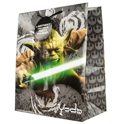 Image of Hallmark Star Wars Gift Bag Yoda Large