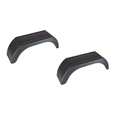 Image of ASC PAIR Maypole 8&quot; Single Deluxe Plastic Trailer Mudguards 550x145x175mm MP2705