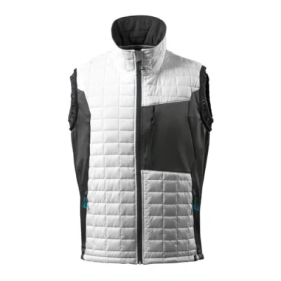 Image of Mascot 17165 318 0618 Advanced Lining Lightweight Water Repellent Winter Gilet, Size L, White/Dark Anthracite