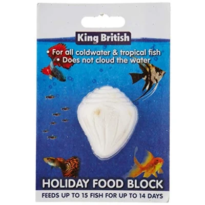 Image of King British Holiday Fish Food Block, may vary