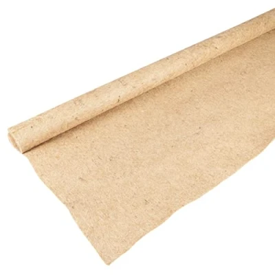 Image of Windhager Jute Fleece Raised Bed Mat, Weed Control Fabric, Plant Protection Water Permeable and Breathable, Sustainable, 300 g/m², 2 x 1 m, 07573