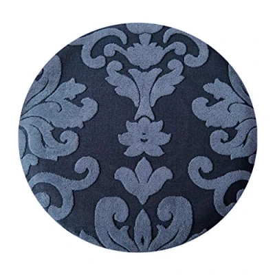 Image of perfk bar Stool Covers Elastic Round Washable Cushion Slipcover for home and Hotel Use, 11 14 Inch Dia Stool, Gray Blue