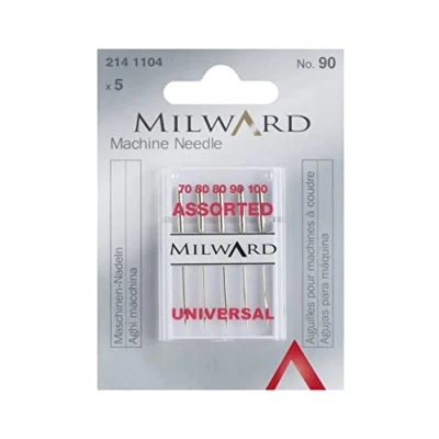 Image of Universal Sewing Machine Needles, 70/10(1), 80/12(2), 90/14(1), 100/16(1)