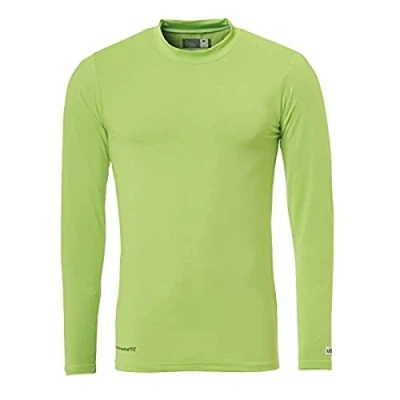 Image of uhlsport Men&#039;s Distinction Colors Baselayer Jacket, Vert Flash, 13 14 Years