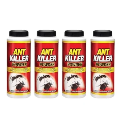 Image of PNJB, Ant Killer Powder For Indoor And Outdoor Use Strongest Lawns, Home, Garden To Kill Ants, Cockroaches, Woodlice, Earwigs Crawling Insects (4XPACK)