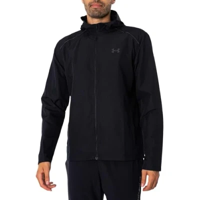 Image of Under Armour Storm RUN Training jacket black, Men&#039;s, Size: Large, Black