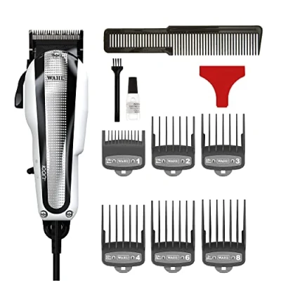 Image of Wahl Icon White and Chrome Mains Clipper