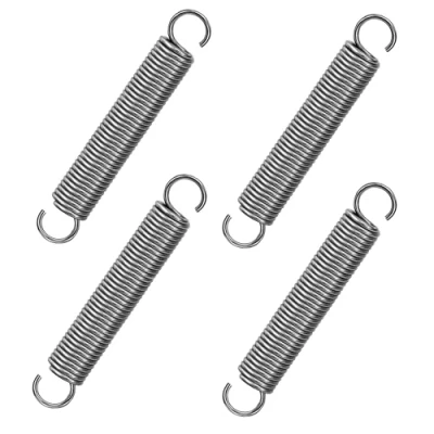 Image of GUNGY Extension Spring 60mm Tension With Dual Hook in 304 Stainless Steel OD 10mm Wire Diameter 1.2mm Max Load 3.2KG 1.2x10x60mm 4 Pieces
