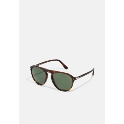 Image of Persol Unisex Sunglasses, Size: 55, Havana/green