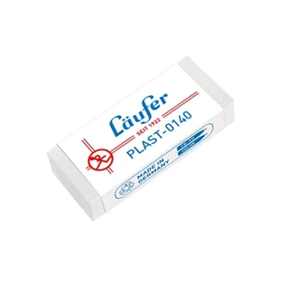 Image of Läufer 00140 Plast 0140 Plastic Eraser for Pencils and Colouring Transparent