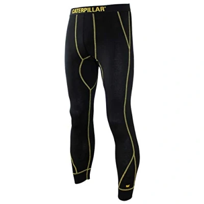 Image of Caterpillar Long John/Thermo Pants, Moisture Absorption, Comfort Warmth (Black, M)
