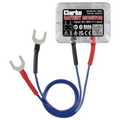 Image of CLARKE CBBT1 12V BLUETOOTH BATTERY MONITOR/TESTER AND VEHICLE LOCATOR