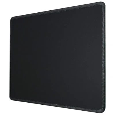 Image of Silent Monsters Mouse Mat Small 25 x 20 cm / 10 8 inches, black Pad, Stitched Edges, Mousemat for Office and Gaming, Mousepad Non Slip Rubber Base, Desk