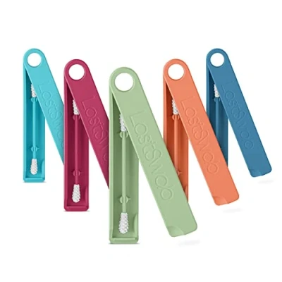 Image of LastSwab® Reusable Buds Swabs for Ear Cleaning The Sustainable and Sanitary Alternative to Single Use Q Tips Zero Waste Easy Clean Comes with a Convenient Travel Case Holder