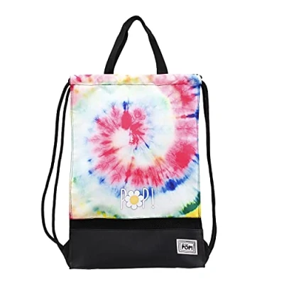 Image of Oh My Pop! Tie Dye Storm Gymsack with Handles, Multicolour, 34 x 49 cm