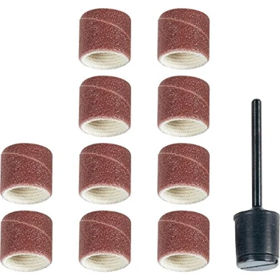 Image of SANDING DRUM, 10MM, SHAFT, 10PC 28980 By PROXXON &amp; Best Price Square