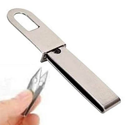 Image of Mini Pocket Keyring Tweezers Geocache Log Removal Tick Gripper Rust Proof NEW