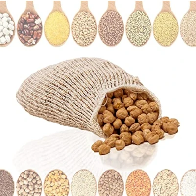 Image of Cooking Mesh, Kitchen Bag for Cooking, Mesh Legumes and Other Pots, Chickpea Fabric Bags Choice of 1 or 2 kg (1 kg)