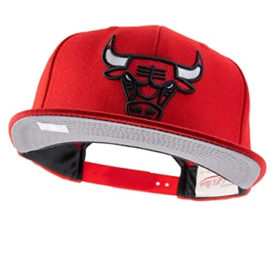 Image of Mitchell &amp; Ness Team Ground 2.0 Snapback Baseball Cap, Red, Taille Unique