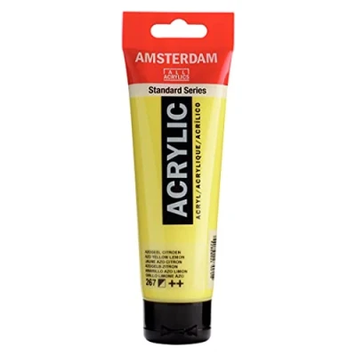 Image of Amsterdam Standard Series Acrylic Tube 120 ml Azo Yellow Lemon 267 (17092672)