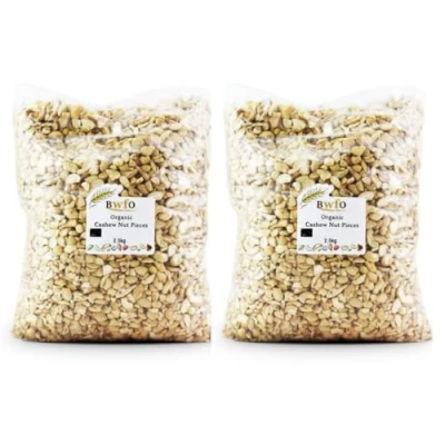 Image of Organic Cashew Nut Pieces 5kg (BWFO)