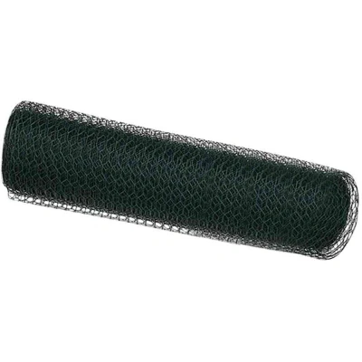 Image of vidaXL Hexagon Fence Green 0.8x100 m Steel