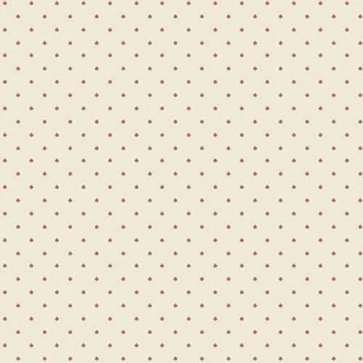 Image of Norwall NWCO25930 Norfolk Floral Harlequin Textured Wallpaper, Cream/Red