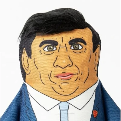Image of Pet Hates Toys Political Leaders Soft &amp; Squeaky Dog For Small Large Dogs (Small, Rishi Sunak)