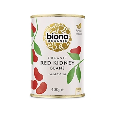 Image of Biona Organic Red Kidney Beans 400 g, Pack of 6