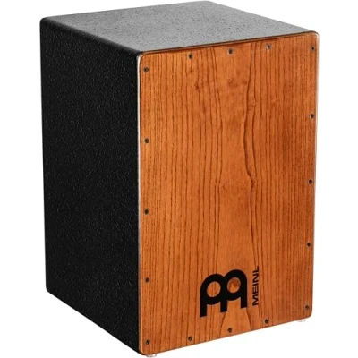 Image of Meinl Cajon Rock/Pop Box Drum for Beginners and Advanced Players Ideal Home Outdoor Use Perfect Acoustic Live Music Snare Effect with Tunable Steel Strings (HCAJ1AWA)