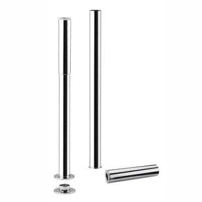 Image of ENKI, P29, Traditional Adjustable Shrouds for Roll to Baths, Standpipes (not Freestanding), Chrome